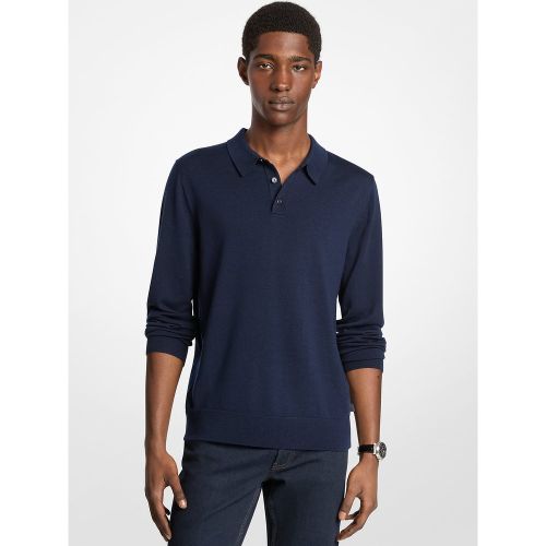 MK Pull-polo en laine - Michael Kors - Michael Kors Mens - Modalova