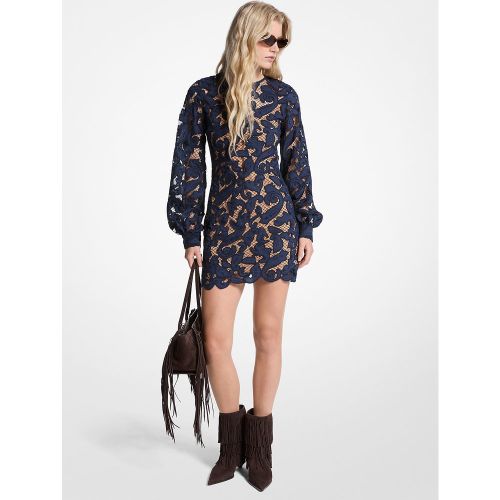 MK Robe à manches blousantes en dentelle à motif cachemire - Michael Kors - MICHAEL Michael Kors - Modalova