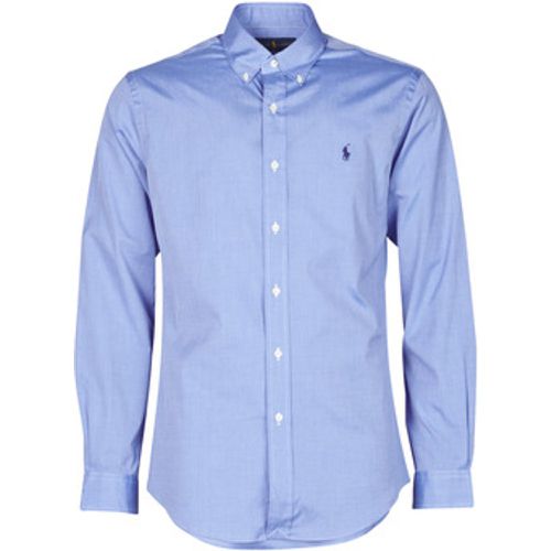 CHEMISE AJUSTEE EN POPLINE DE COTON COL BOUTONNE LOGO PONY PLAY men's Long sleeved Shirt in - Polo Ralph Lauren - Modalova