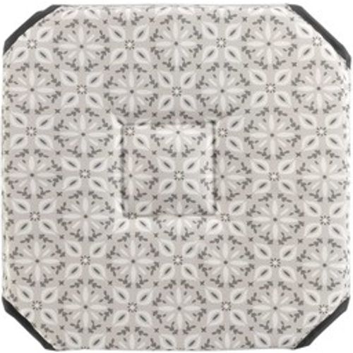 GALETTE 4 RABATS 36 x 36 x 3.5 CM POLYESTER IMPRIME GRIS X2 's Chair cushion in - Douceur d intérieur - Modalova