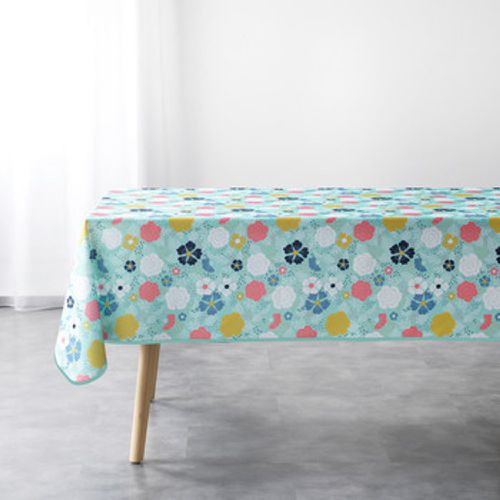 NAPPE RECTANGLE 150 x 240 CM POLYESTER IMPRIME LILY MENTHE 's Tablecloth in - Douceur d intérieur - Modalova