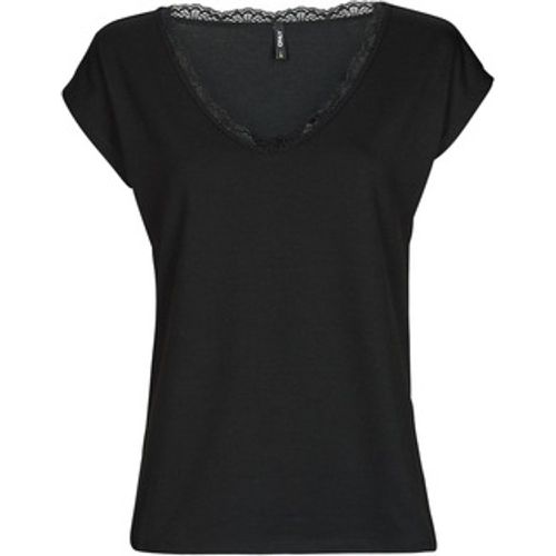 ONLMOSTER S/S LACE V-NECK TOP CS JRS women's Blouse in - Only - Modalova