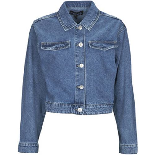 PCTESSIE LS DNM JACKET MB873 women's Denim jacket in - Pieces - Modalova