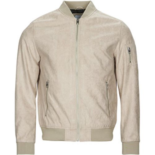 Jack & Jones JJEROCKY FAUX SUEDE BOMBER men's Jacket in - jack & jones - Modalova