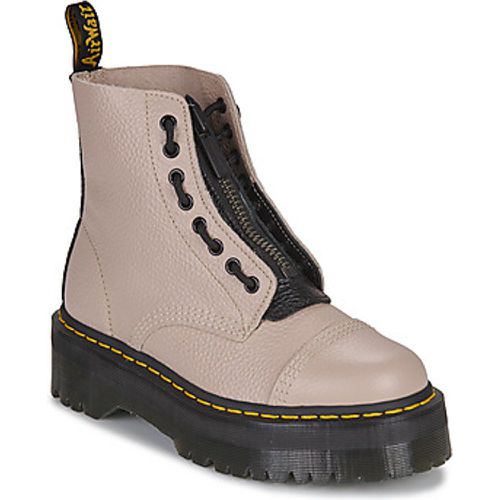 SINCLAIR VINTAGE TAUPE MILLED NAPPA women's Mid Boots in - Dr. Martens - Modalova