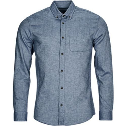 Jack & Jones JJECLASSIC MELANGE SHIRT LS SN men's Long sleeved Shirt in - jack & jones - Modalova