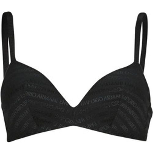 ALL OVER LOGO MESH women's Triangle bras and Bralettes in - Emporio Armani - Modalova