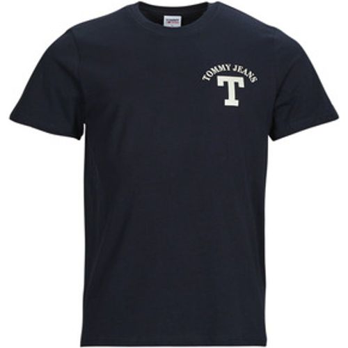 TJM REG CURVED LETTERMAN TEE men's T shirt in - Tommy Jeans - Modalova