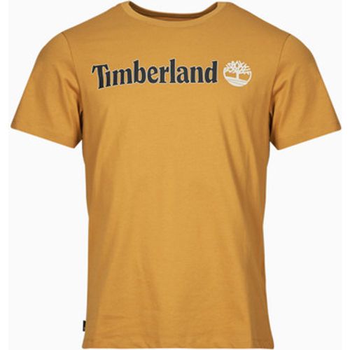 Linear Logo Short Sleeve Tee men's T shirt in - Timberland - Modalova