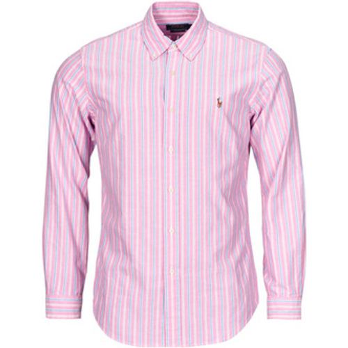 CHEMISE COUPE DROITE EN OXFORD RAYEE men's Long sleeved Shirt in - Polo Ralph Lauren - Modalova