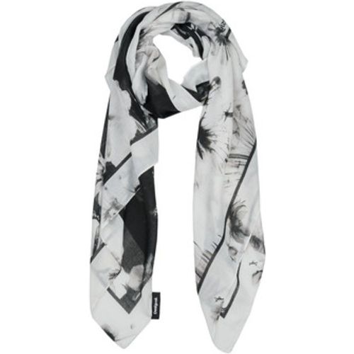 FOU AI FLORWERS RECTANGLE women's Scarf in - Desigual - Modalova