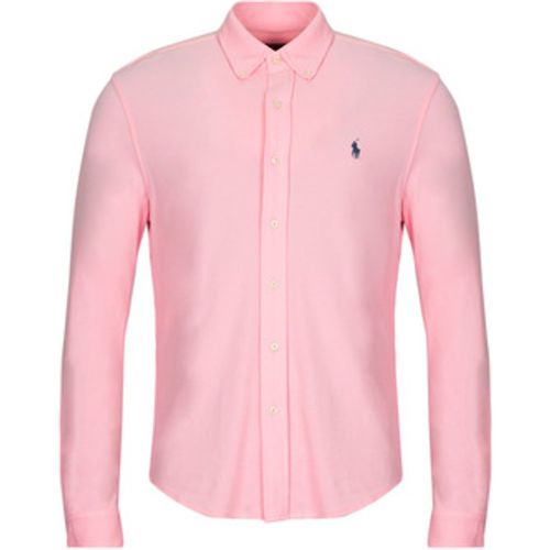 CHEMISE AJUSTEE COL BOUTONNE EN POLO FEATHERWEIGHT men's Long sleeved Shirt in - Polo Ralph Lauren - Modalova