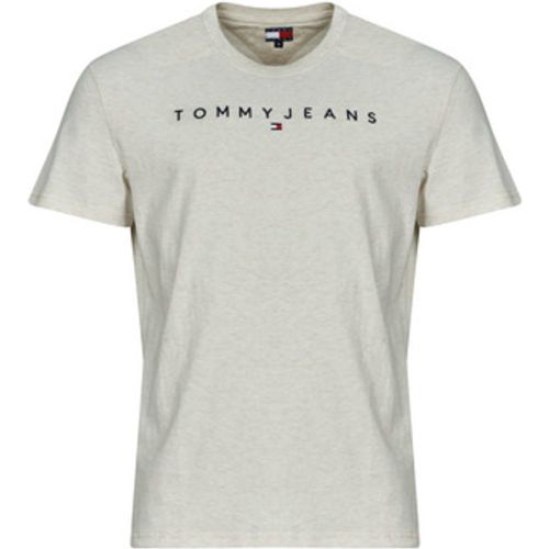 TJM REG LINEAR LOGO TEE EXT men's T shirt in - Tommy Jeans - Modalova