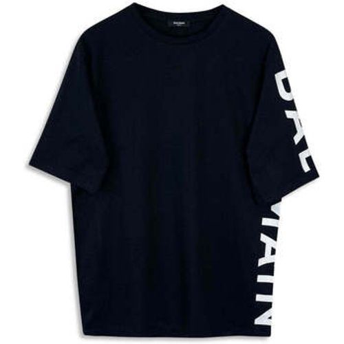 Men's Logo Printed Oversize T-Shirt men's in - Balmain - Modalova