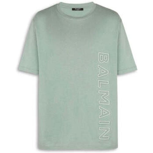 Men's Embossed Logo Printed T-Shirt men's in - Balmain - Modalova