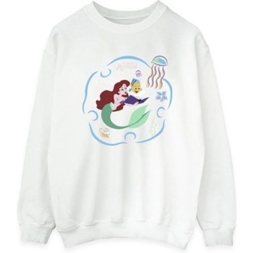 The Little Mermaid Reading A Book women's Sweatshirt in - Disney - Modalova
