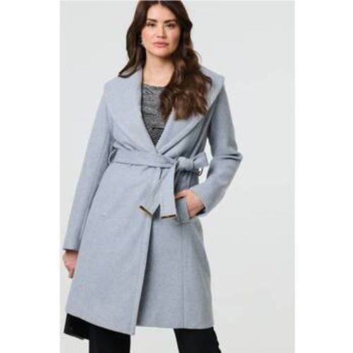 Wrap Front Tie Waist Coat women's Coat in - Izabel London - Modalova