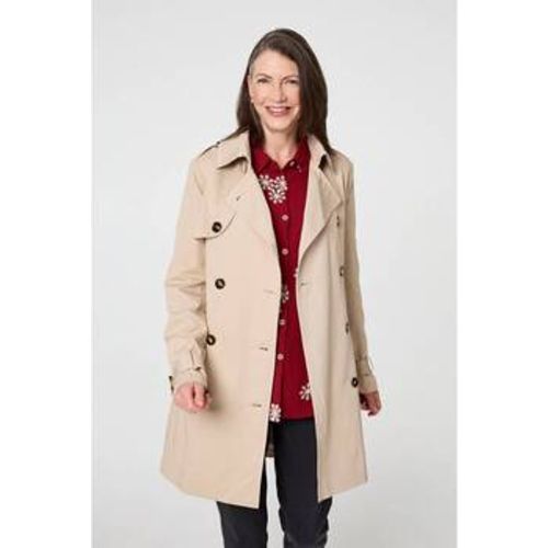 Relaxed Double-Breasted Trench Coat women's Trench Coat in - Izabel London - Modalova