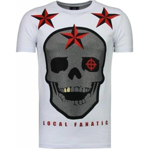 T-Shirt Rough Player Skull Strass - Local Fanatic - Modalova