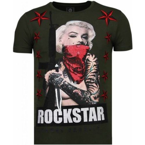 T-Shirt Marilyn Rockstar Strass - Local Fanatic - Modalova