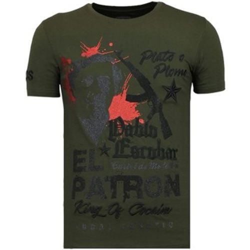 T-Shirt El Patron Pablo Strass - Local Fanatic - Modalova