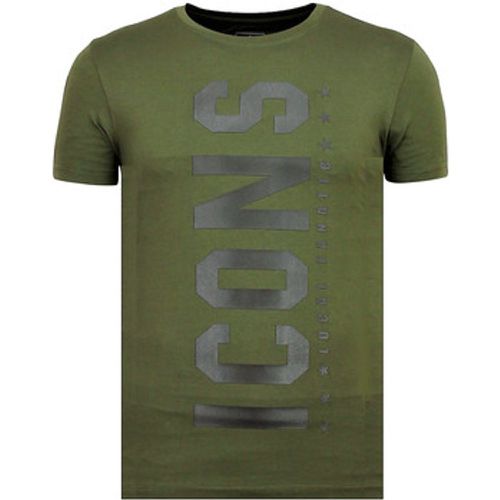 T-Shirt ICONS Vertical Print Party G - Local Fanatic - Modalova