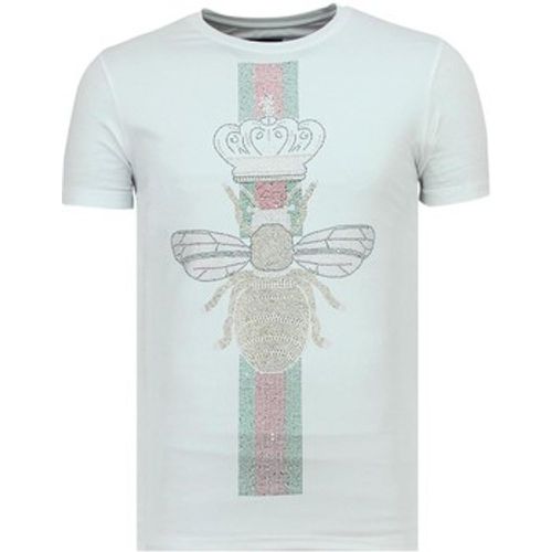T-Shirt King Fly Glitzer Shirt Mit - Local Fanatic - Modalova