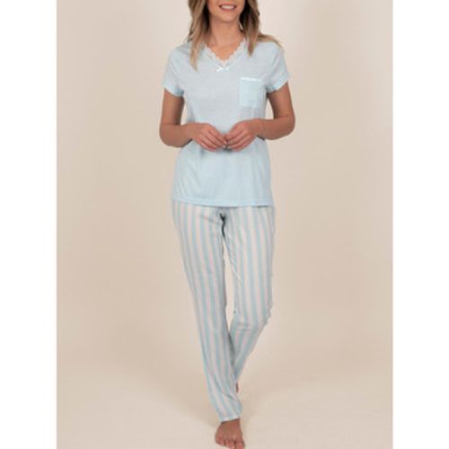 Pyjamas/ Nachthemden Homewear Schlafanzug Hose T-shirt Classic Stripes - Admas - Modalova