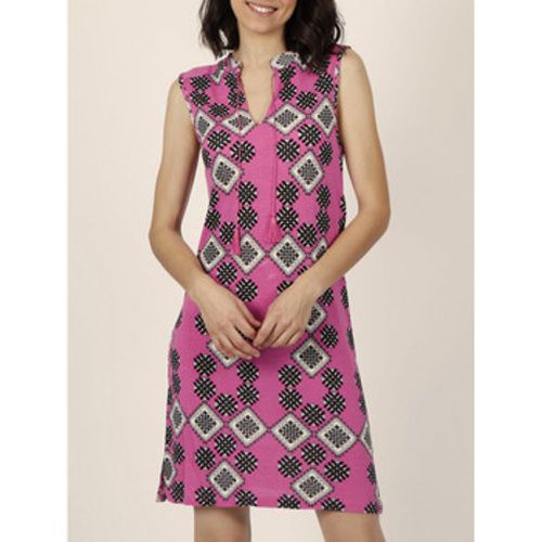 Kleider Ärmelloses Sommerkleid Art Deco fuchsia - Admas - Modalova