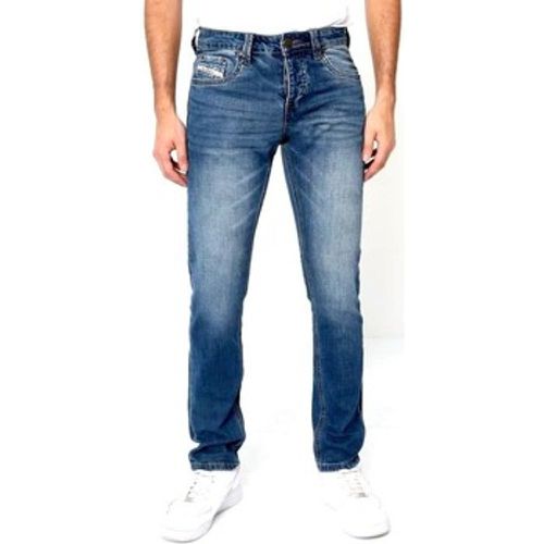 Slim Fit Jeans Jeans Farbspritzer - True Rise - Modalova