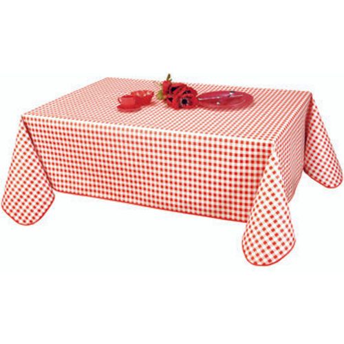 Tischdecke VICHY - ROUGE - 140X250 CM - Habitable - Modalova