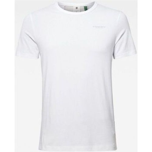 T-Shirts & Poloshirts D16425 336 BLOCK ORIGINALS TEE-110 WHITE - G-Star Raw - Modalova