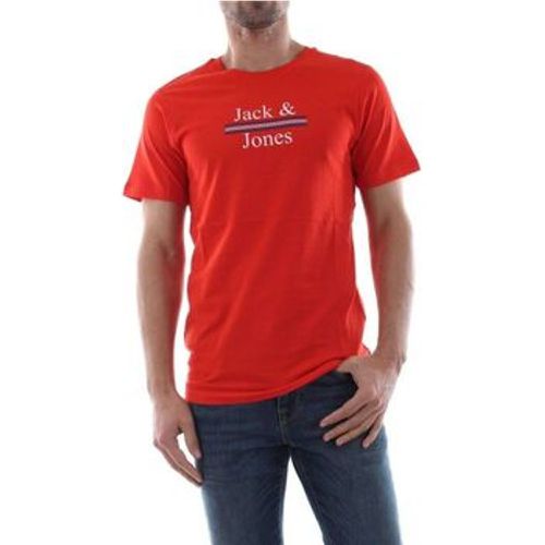 T-Shirt 12150263 ART MARWA-FIERY RED - jack & jones - Modalova