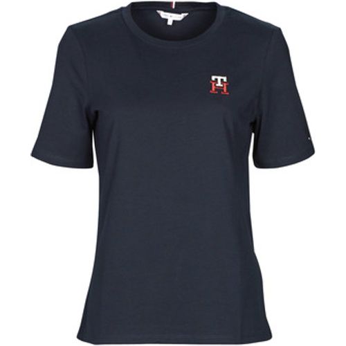 T-Shirt REG MONOGRAM EMB C-NK SS - Tommy Hilfiger - Modalova