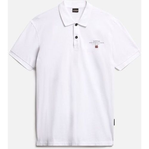 T-Shirts & Poloshirts ELBAS JERSEY - NP0A4GB4-002 BRIGHT WHITE - Napapijri - Modalova