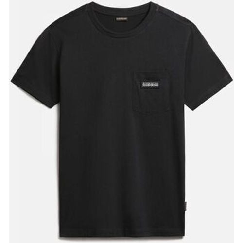 T-Shirts & Poloshirts S-MORGEX NP0A4GBP0021-041 BLACK - Napapijri - Modalova