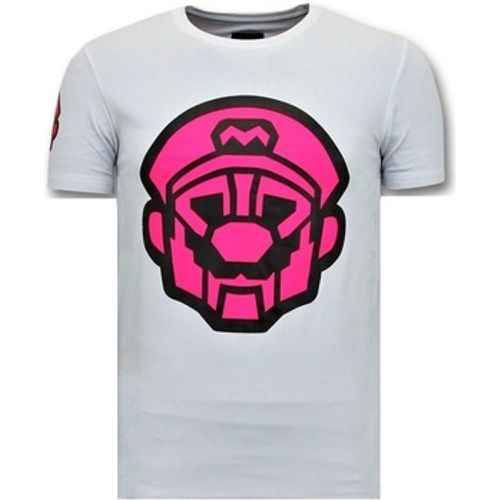 T-Shirt Mit Aufdruck Mario Neon - Local Fanatic - Modalova
