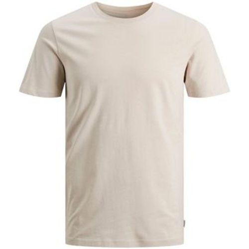 T-Shirts & Poloshirts 12156101 JJEORGANIC BASIC TEE-MOONBEAM - jack & jones - Modalova