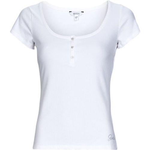 T-Shirt ES SS KARLEE JEWEL BTN HENLEY - Guess - Modalova