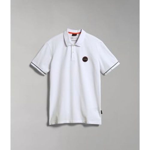 T-Shirts & Poloshirts E-WHALE NP0A4GQG-002 BRIGHT WHITE - Napapijri - Modalova