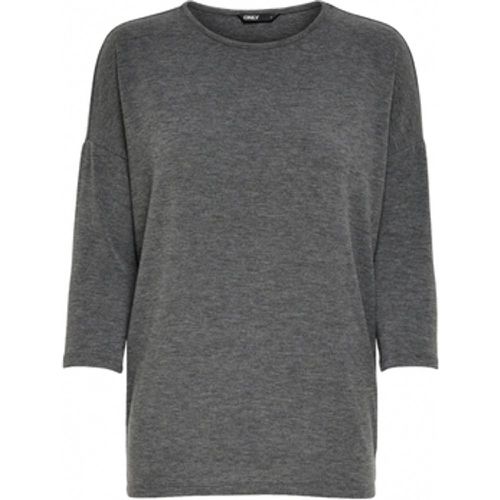 Sweatshirt Top Glamour 3/4 - Dark Grey Melange - Only - Modalova