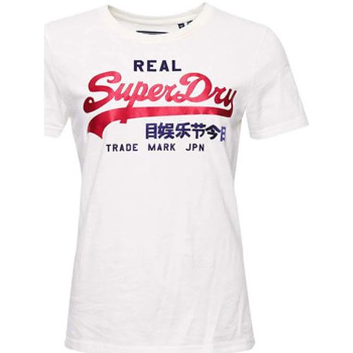 T-Shirt satin Vintage Logo Duo - Superdry - Modalova