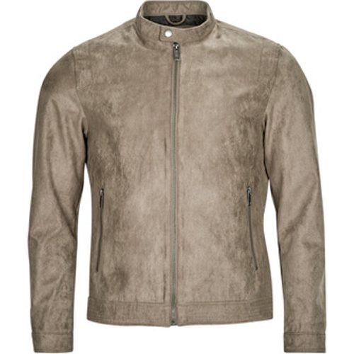 Lederjacken JJEROCKY CLEAN JACKET - jack & jones - Modalova