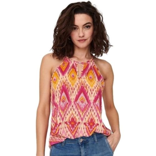 Blusen Top Alma Life Poly - Raspberry Rose - Only - Modalova