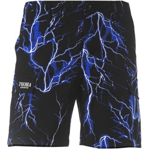 Shorts Cargo Shorts With Blue All Over Lightning - Phobia - Modalova