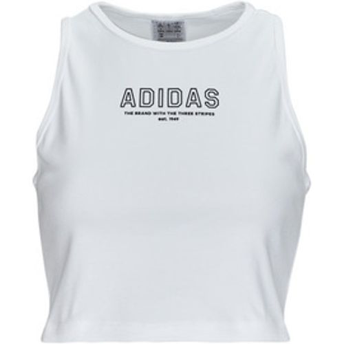 Adidas T-Shirt Crop Top WHITE - Adidas - Modalova