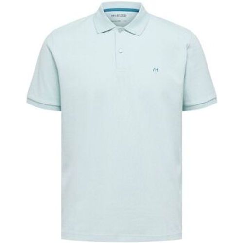 T-Shirts & Poloshirts 16087839 DANTE-HARBOUR GRAY - Selected - Modalova