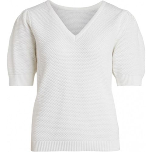 Pullover Knit Chassa Puff - Pristine - Vila - Modalova