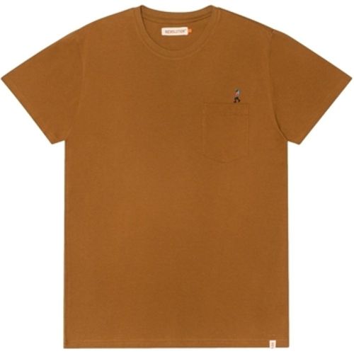 T-Shirts & Poloshirts Regular T-Shirt 1330 HIK - Light Brown - Revolution - Modalova