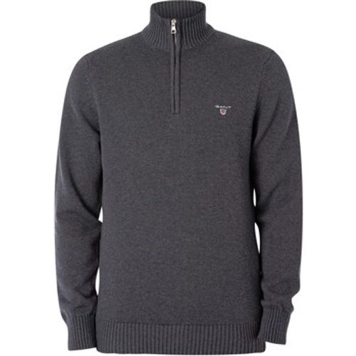 Pullover Lässiges Baumwoll-Sweatshirt mit halbem Reißverschluss - Gant - Modalova